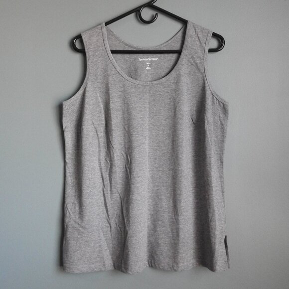 Woman Within Tank Top Camis, Womens Plus Size Medium (14/16), Set of 2 - Picture 2 of 11